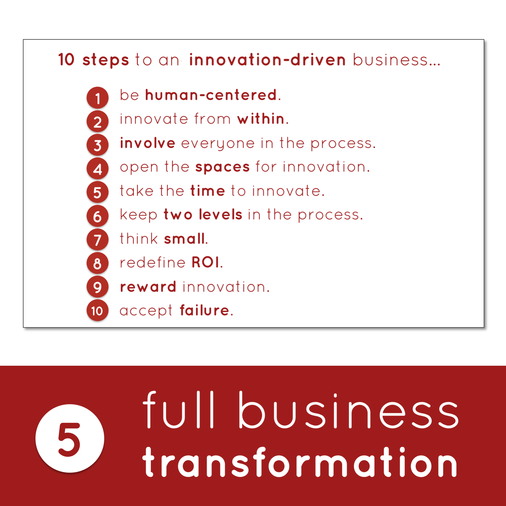 Innovation-Driven Business Transformation